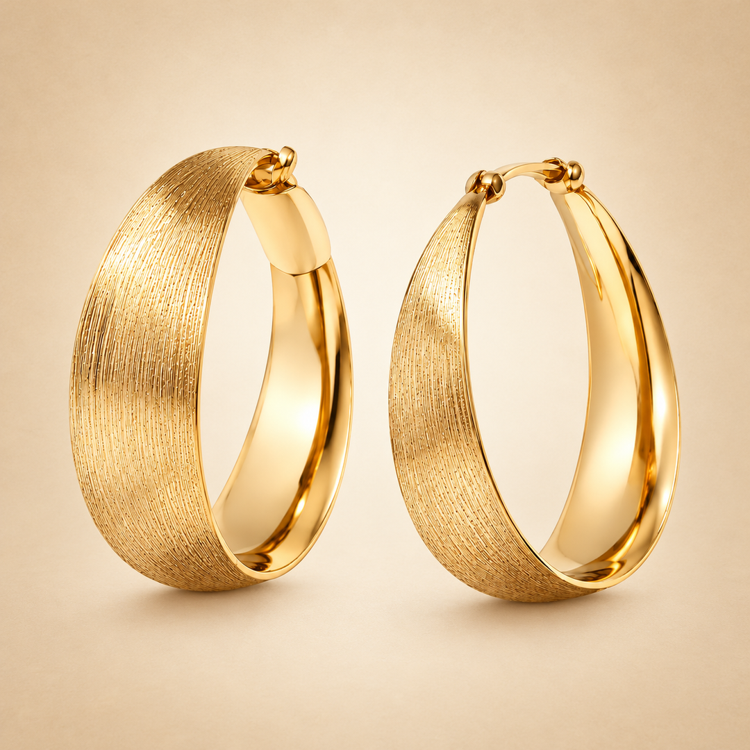 Boucles d’Oreilles Créoles Or Femme