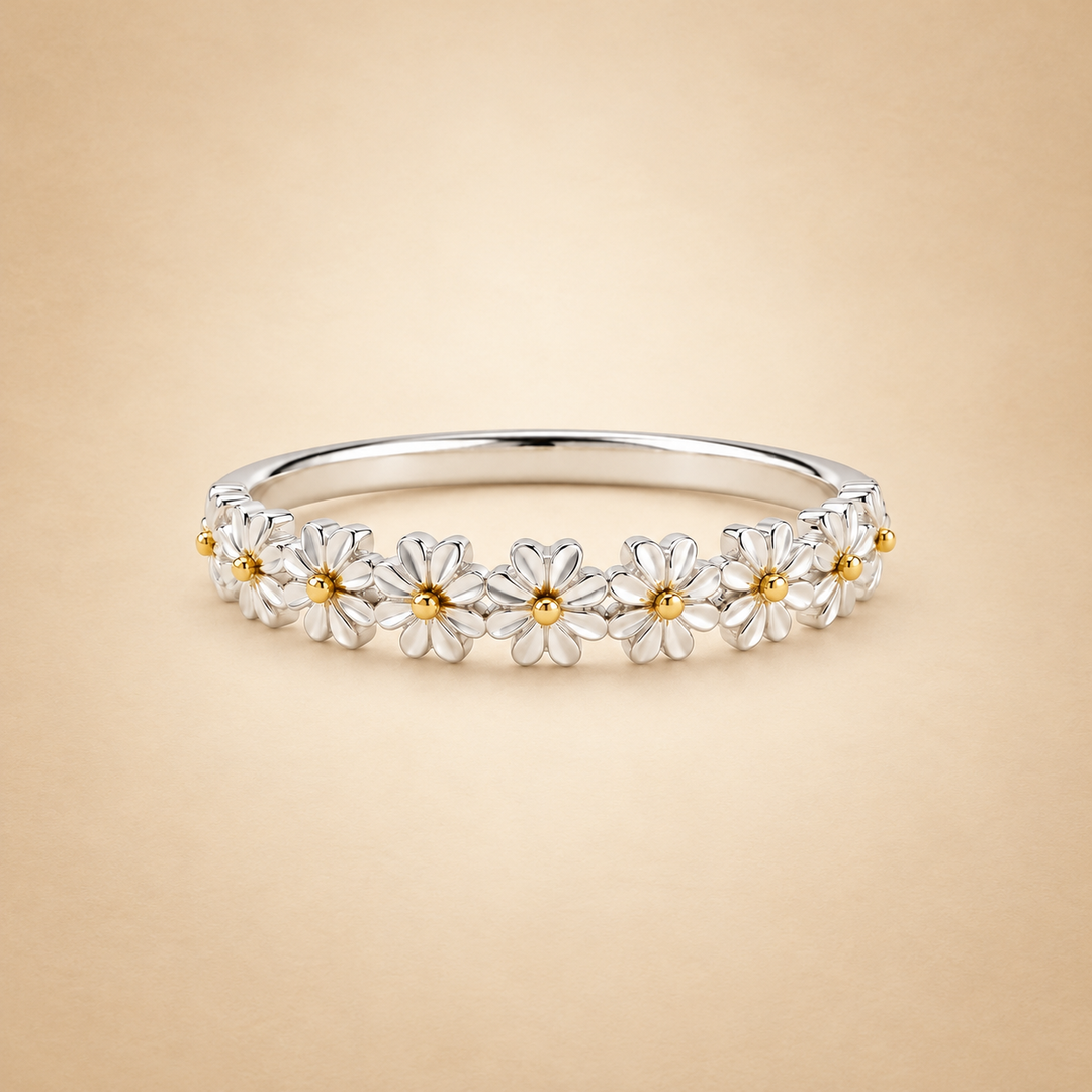 Bague Marguerite Argent Femme